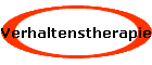 Verhaltenstherapie
